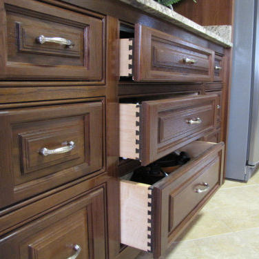 Solid Wood Dovetail Drawers