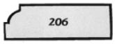 206 Series Edge Cabinet Door Profiles