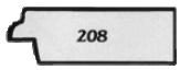 208 Series Edge Cabinet Door Profiles